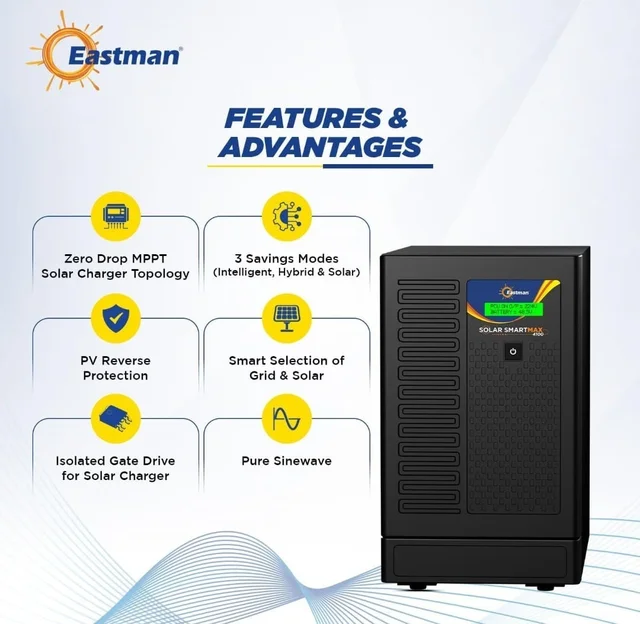 Eastman Smart Max 6100 5KVA 48V MPPT Solar PCU
