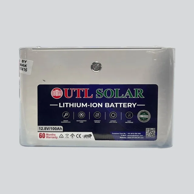 UTL 12.8V 100AH Lithium PO4 Battery 5 Years Warranty
