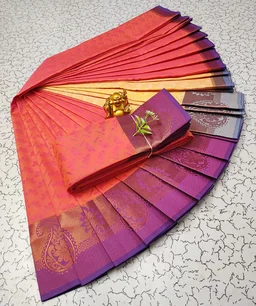 Low Budget Silk Sarees - Perfect For Return Gifts - Sea Pink