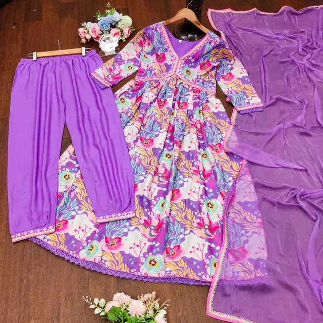 COTTON MASLEEN ALIA CUT Suit Set - XXL