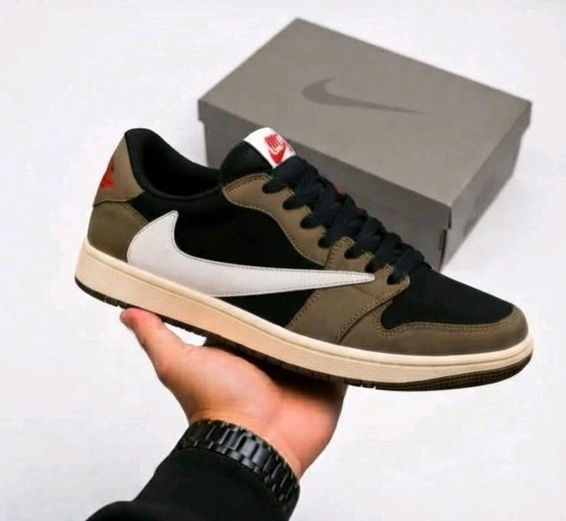 Nike Air Jordan 1 Low X Travis Scott Mocha (First Copy)
