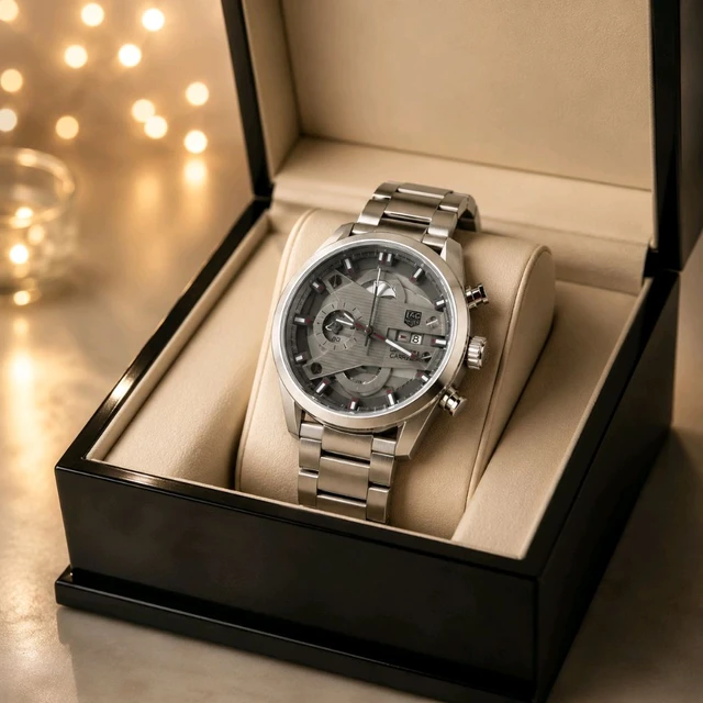 Tag Heuer Grand Carrera CR7 Silver (Master Quality)
