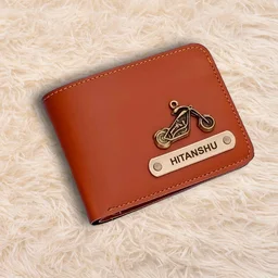 Customiaed Gents Wallet With Lucky Charm - Dark Green