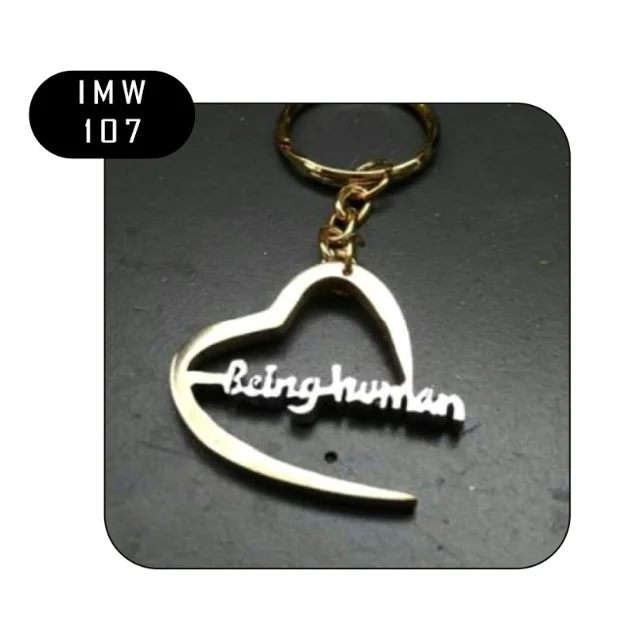 Itsmyway Being Human Metal Keyring