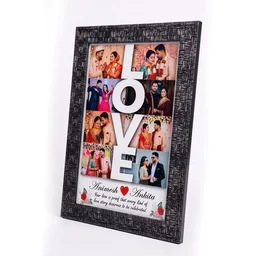 Itsmyway Gift Collage 8 Pic Love Theme Photo Frame - 8x12 in.