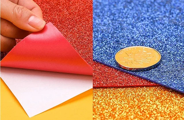 Glitter Sticker Sheet - Red
