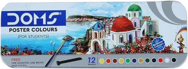 Doms Poster Colour Set Of 12
