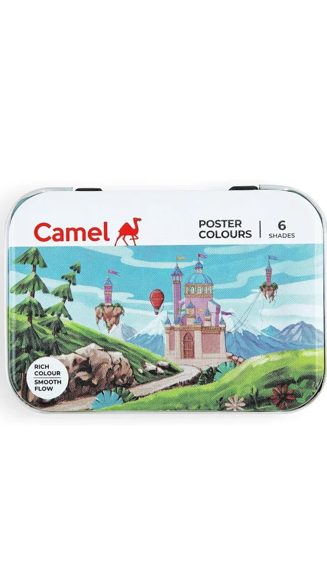 Camlin Poster Colour 6 Colour Set