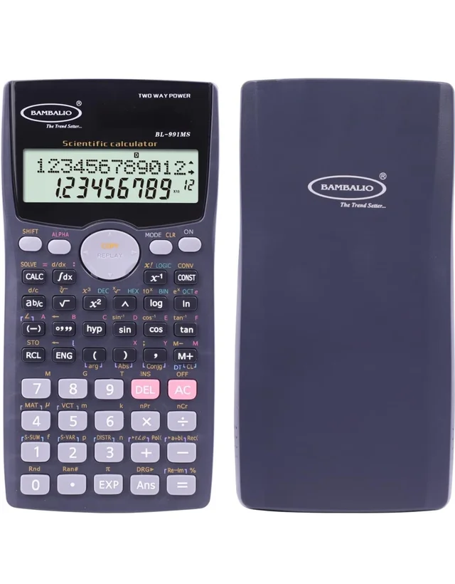 Bambalio BL-991MS 401 Functions and 2 Line LCD Display Scientific Calculator