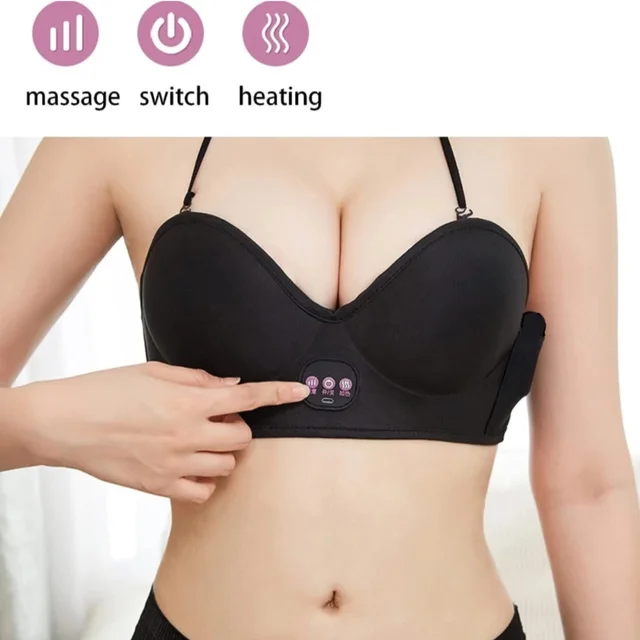 JANCOM Chest Massager For Women - Black