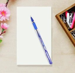 Linc Glycer 0.7mm Ball Pen |Blue Ink |Pack of 15 Pens - Blue