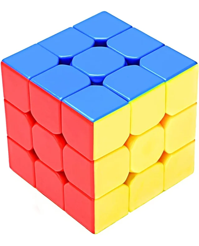Negi Kids and Adults Rs Speed Cube 3x3x3 (Multicolor, Pack of 1) Premium