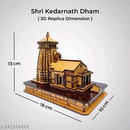 Attractive Home Temple PCENF5307 *Material: WoodPattern: TraditionalProduct Breadth: 10 cmProduct Height: 13 cmProduct Length: 16 cmNet Quantity (N): 1Dispatch: 1 Day*Proof of Safe Delivery! Click to know on Safety Standards of Delivery Partners- https://ltl.sh/y_nZrAV3