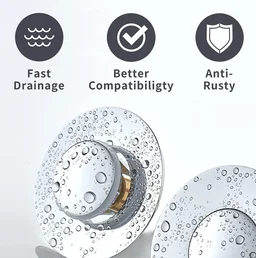 Luteti Universal PCENF5316 Bathroom Sink Stopper, for 1.06-1.5 inch US Standard Basin Pop Up Sink Drain Strainer, Bathtub Converter Sink Drain Strainer Plug No Overflow with Basket Hair Catcher67%off