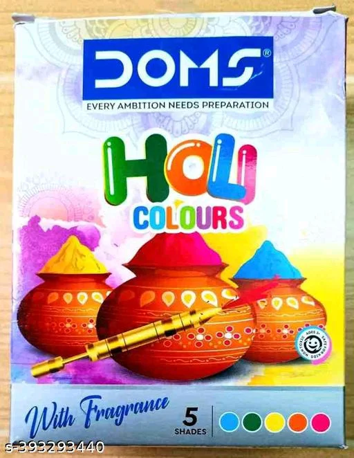 Magical Holi Decor PCENF5368 *Type: Holi Colors ComboProduct Breadth: 1.5 cmProduct Height: 1 cmProduct Length: 1.5 cmNet Quantity (N): 5Dispatch: 1 Day*Proof of Safe Delivery! Click to know on Safety Standards of Delivery Partners- https://ltl.sh/y_nZrAV3