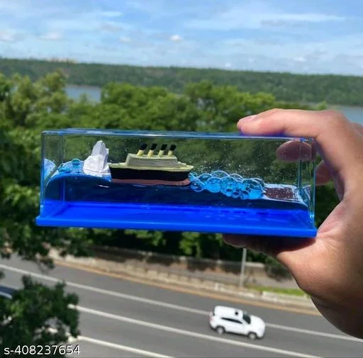 Cruise PCENF5398 Ship Fluid Drift Bottle, Unsinkable  Titanic Cruise Ship Model Liquid Wave Cruise Ship Decoration, Cruise Ship That No Longer Sinks Toy, for Car Display Cases & Gifts-DName: Cruise Ship Fluid Drift Bottle, Unsinkable  Titanic Cruise Ship Model Liquid Wave Cruise Ship Decoration, Cruise Ship That No Longer Sinks Toy, for Car Display Cases & Gifts-DType: 