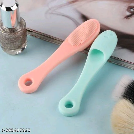 JADE GREEN PCENF5399Manual Facial Cleansing Brushes, Face Scrubber Cleanser Brush for Gently and Effectively Cleaning, Removing Blackheads  Suitable for All Skin Types . ( PACK OF 1 IN 2 PCS MULTI COLOUR )Name: JADE GREEN Manual Facial Cleansing Brushes, Face Scrubber Cleanser Brush for Gently and Effectively Cleaning, Removing Blackheads  Suitable for All Skin Types . 