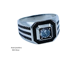 Avani Jewellers Silver Gents Fancy Rings - 8.84, 29