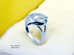 Avani Jewellers Silver Gents Plain Ring - 1.65, 17