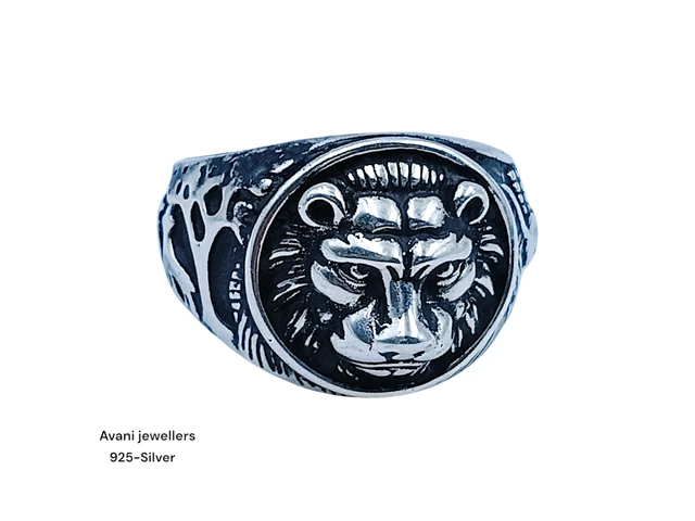 Avani Jewellers Silver Gents Plain Ring - 9.79, 23