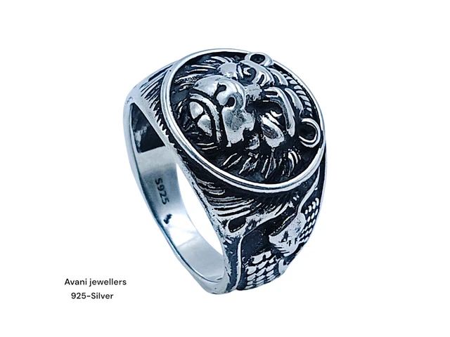 Avani Jewellers Silver Gents Plain Ring - 9.79, 23