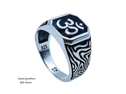 Avani Jewellers Silver Gents Plain Ring - 8.96, 28