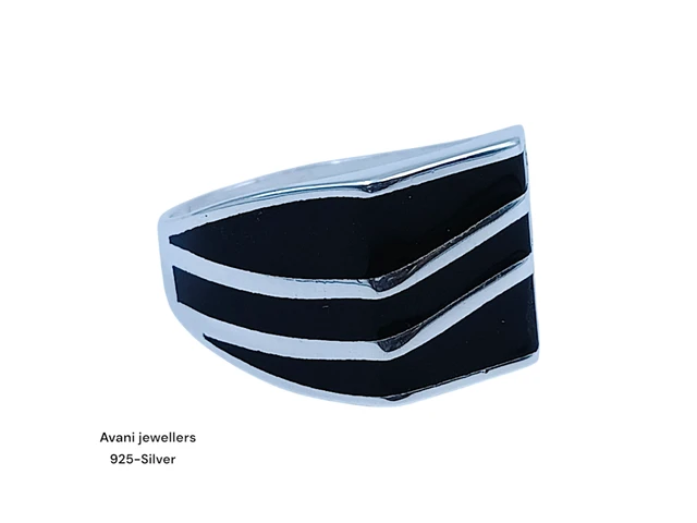 Avani Jewellers Silver Gents Plain Ring - 5.99, 26