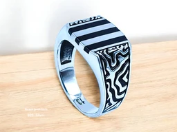 Avani Jewellers Silver Gents Plain Ring - 9.62, 31
