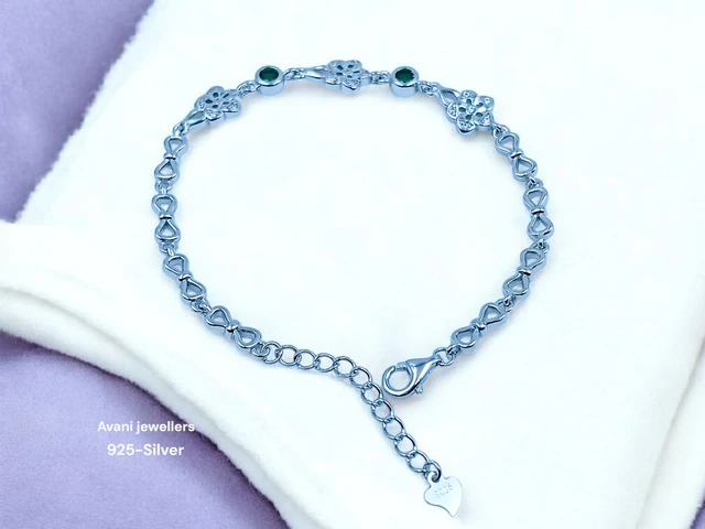Silver Ladies Fancy Bracelet