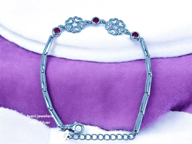 Silver Ladies Fancy Bracelet