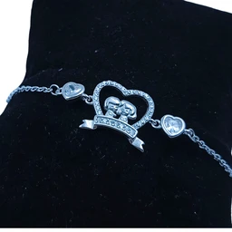 Avani Jewellers Silver Ladies Fancy Bracelet - 3.04, Adjustable