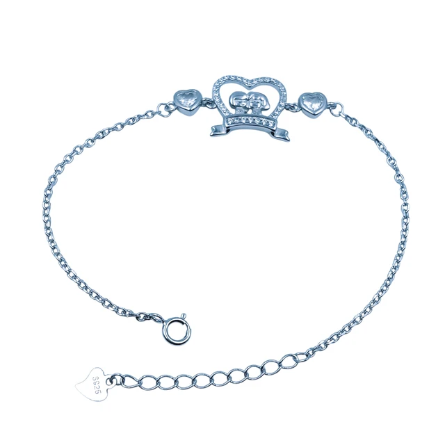 Avani Jewellers Silver Ladies Fancy Bracelet - 3.04, Adjustable