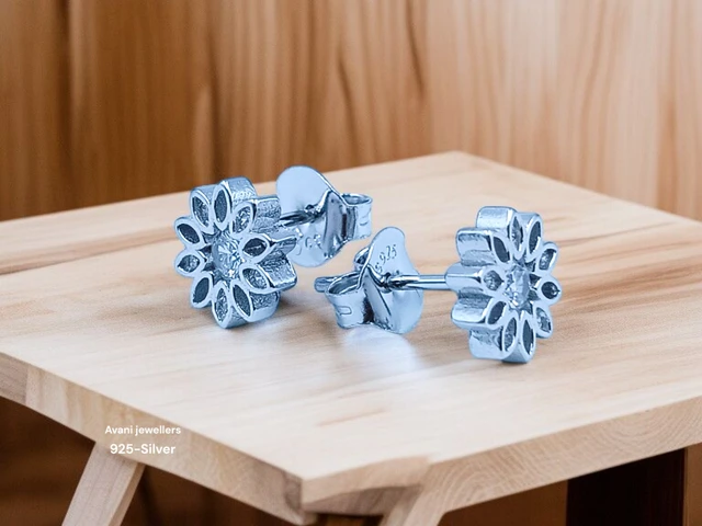 Silver Fancy Studs