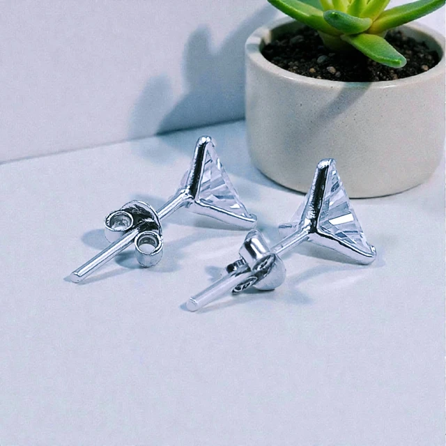Silver Fancy Studs