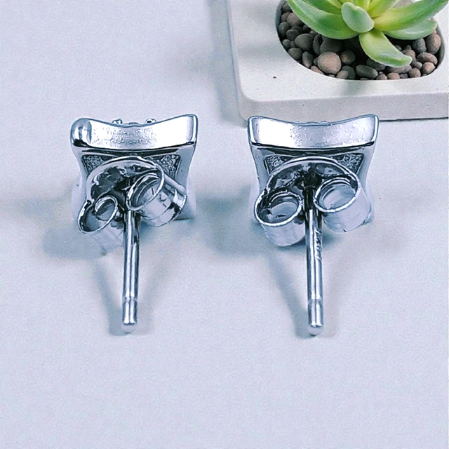 Silver Fancy Studs