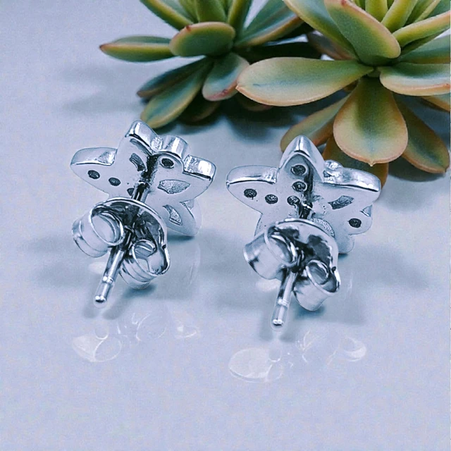 Silver Fancy Studs