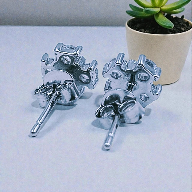 Silver Fancy Studs