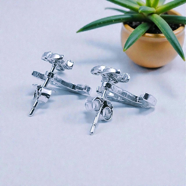 Silver Fancy Studs