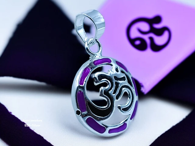 Avani Jewellers Silver God Pendant - 2.32