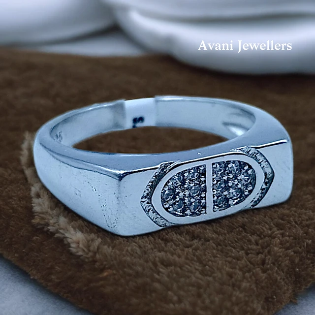 Avani Jewellers Silver Gents Fancy Rings - 4.08, 19