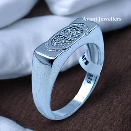 Avani Jewellers Silver Gents Fancy Rings - 4.08, 19