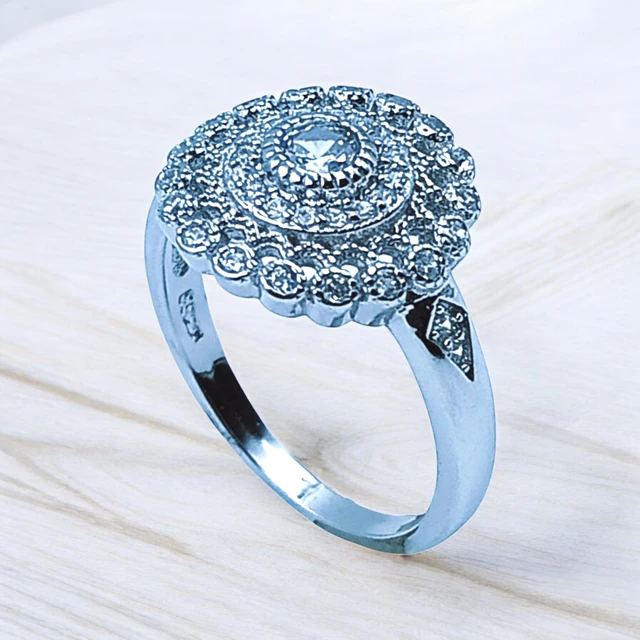 Avani Jewellers Silver Ladies Fancy Ring - 3.07, 12