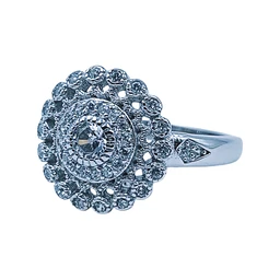 Avani Jewellers Silver Ladies Fancy Ring - 3.07, 12
