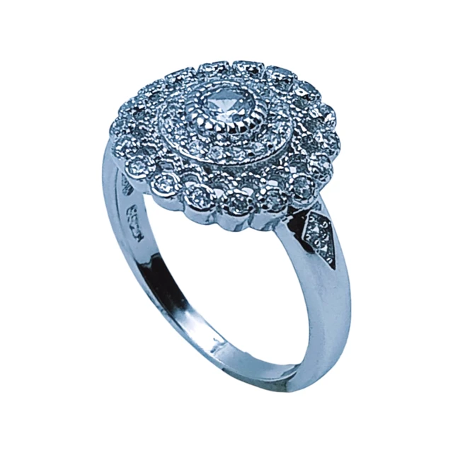 Avani Jewellers Silver Ladies Fancy Ring - 3.07, 12