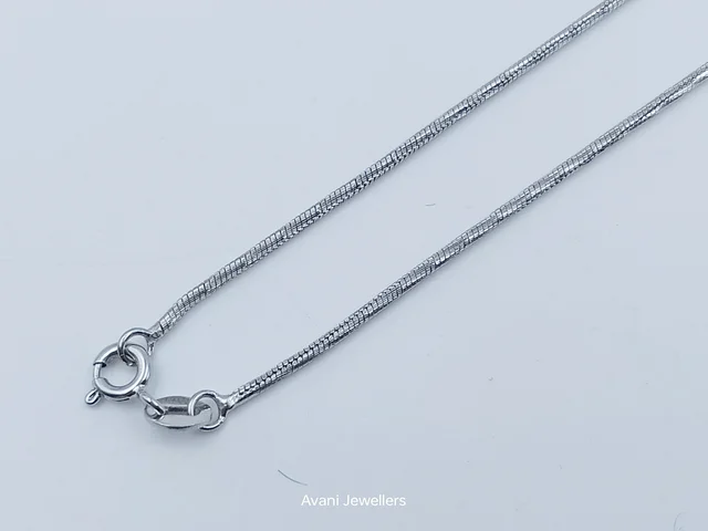 Avani Jewellers Silver Italian Chain - 4.73, 20-Inch