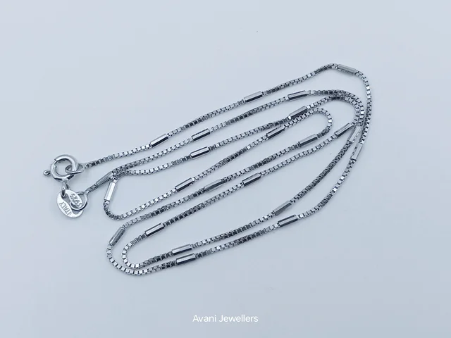 Avani Jewellers Silver Italian Chain - 2.29, 20-Inch