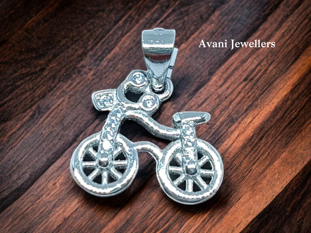 Avani Jewellers Silver Gents fancy Pendant - 1.23