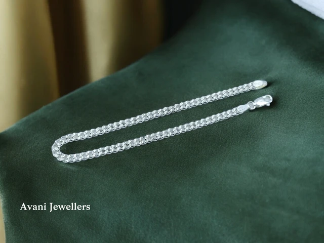 Avani Jewellers Silver Gents Bracelet - 5.6, 8.5 Inch