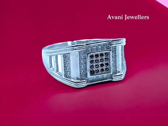 Avani Jewellers Silver Gents Fancy Rings - 6.47, 26