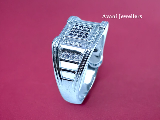 Avani Jewellers Silver Gents Fancy Rings - 6.47, 26